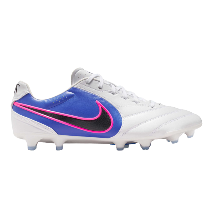 Tiempo Ligera Pro - White/Racer Blue/Pink Blast/Black by Nike at NUMBER 10 - Buy Now!
