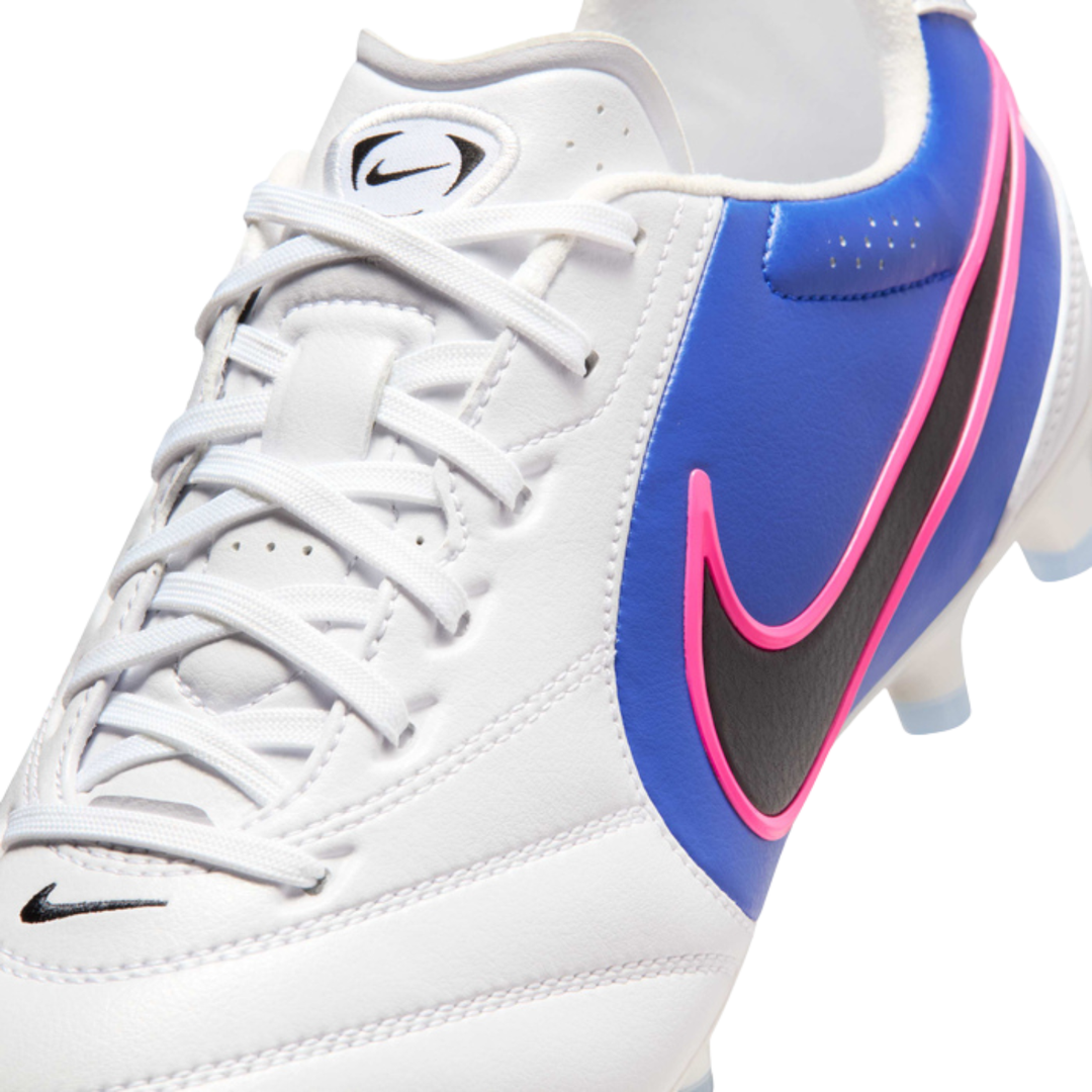Tiempo Ligera Pro - White/Racer Blue/Pink Blast/Black by Nike at NUMBER 10 - Buy Now!