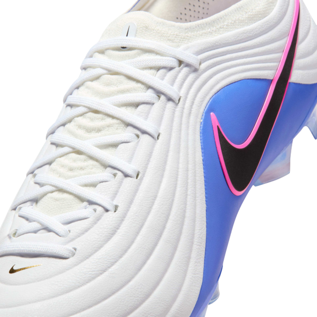 Tiempo Maestro FG Elite - White/Racer Blue/Pink Blast/Black by Nike at NUMBER 10 - Buy Now!