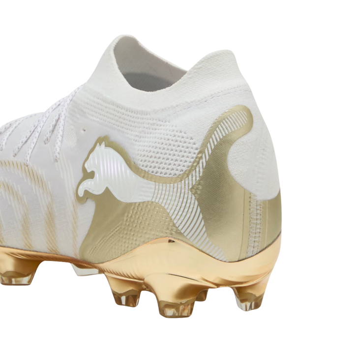 Future 9 Ultimate FG - PUMA White/Metallic Gold/PUMA Black by Puma at NUMBER 10 - Buy Now!