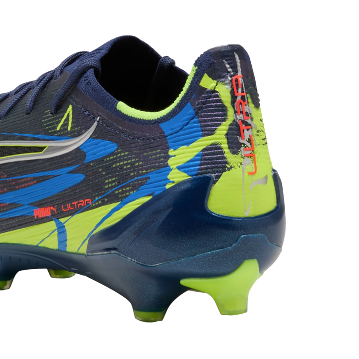 Ultra 6 Ultimate FG 'Dare To' - Persian Blue/PUMA Aged Silver/PUMA Black/Lime Squeeze by Puma at NUMBER 10 - Buy Now!