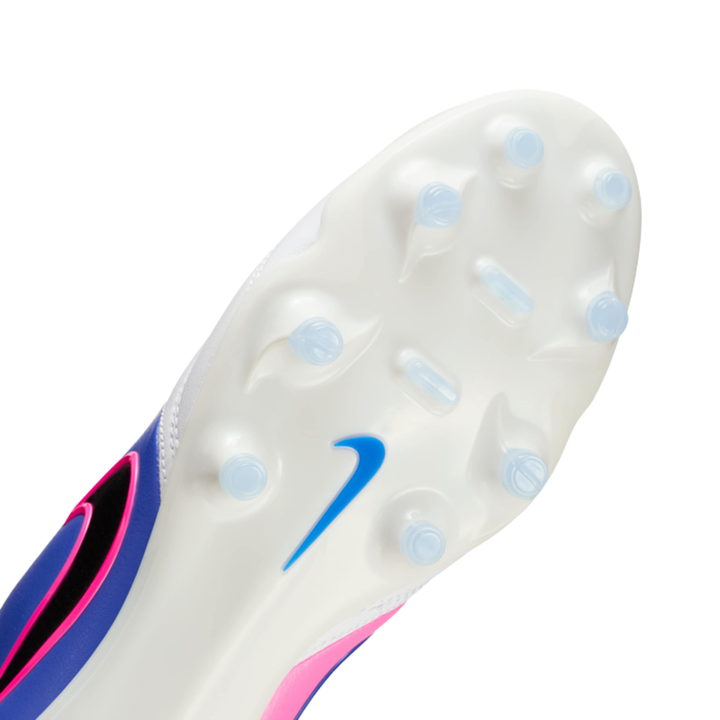 Tiempo Ligera Pro - White/Racer Blue/Pink Blast/Black by Nike at NUMBER 10 - Buy Now!