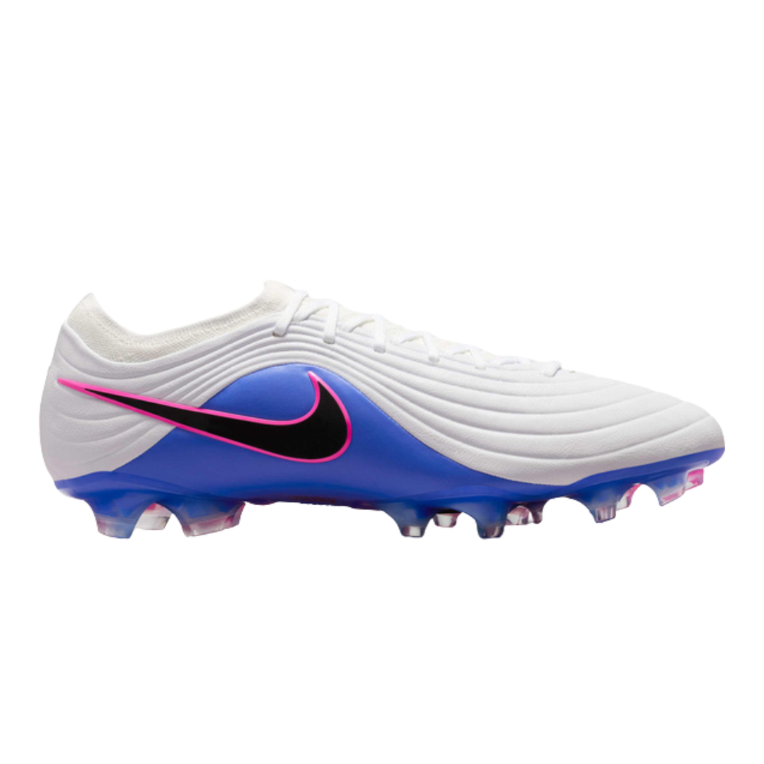 Tiempo Maestro FG Elite - White/Racer Blue/Pink Blast/Black by Nike at NUMBER 10 - Buy Now!
