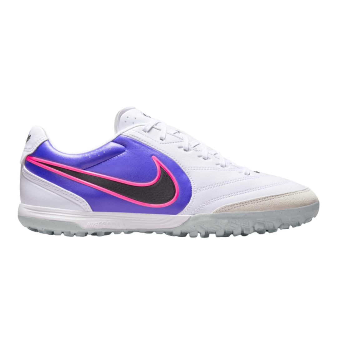Tiempo Ligera Pro TF - White/Racer Blue/Pink Blast/Black by Nike at NUMBER 10 - Buy Now!