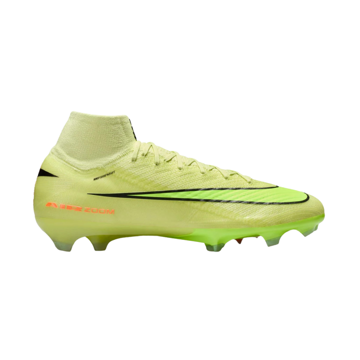 Zoom Superfly 10 Elite FG - Limelight/Volt-Hyper Crimson by Nike at NUMBER 10 - Buy Now!