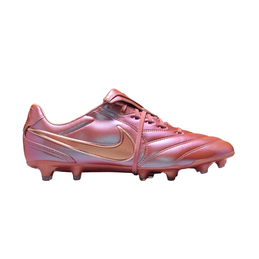 Tiempo Ligera Pro FG LE - Metallic Red Bronze/Metallic Rose Gold by Nike at NUMBER 10 - Buy Now!