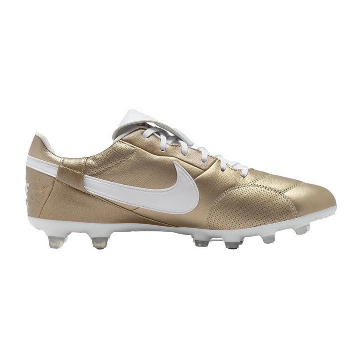 The Nike Premier III FG - Metallic Gold/White/Metallic Gold - Nike - NUMBER 10