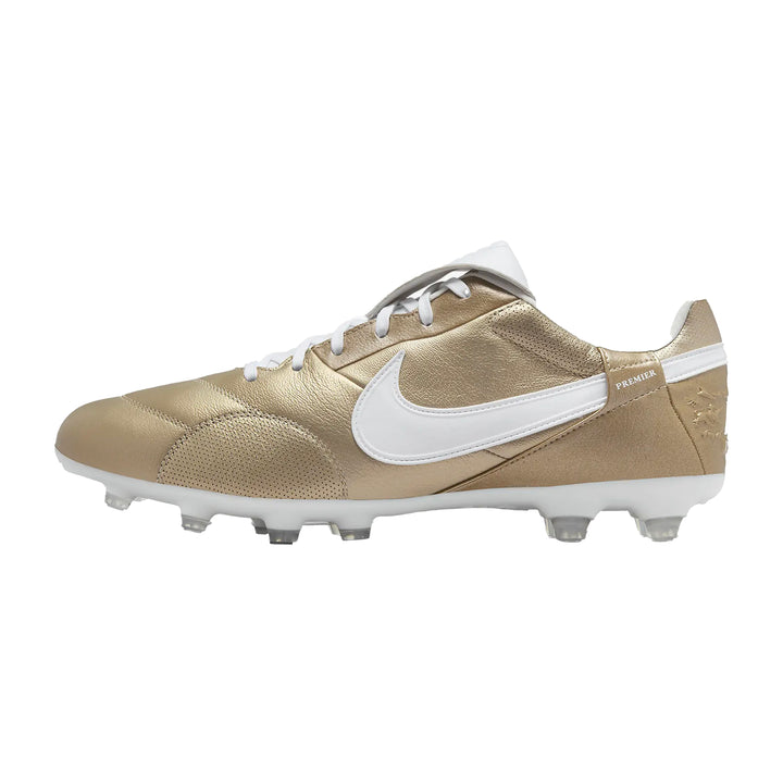 The Nike Premier III FG - Metallic Gold/White/Metallic Gold - Nike - NUMBER 10