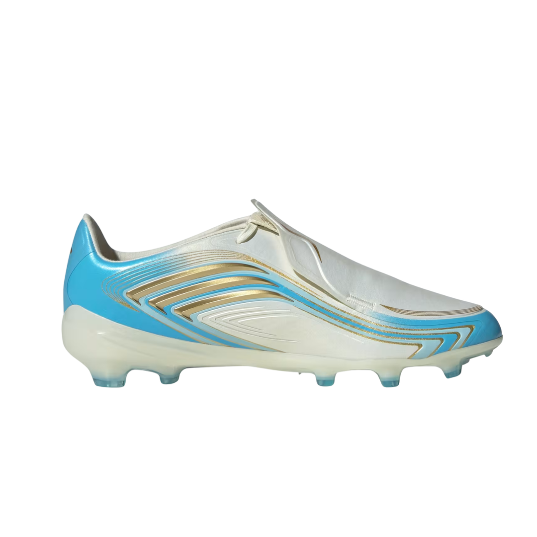 Kids F50 Messi Elite FG - Ivory / Semi Blue Burst / Icey Blue