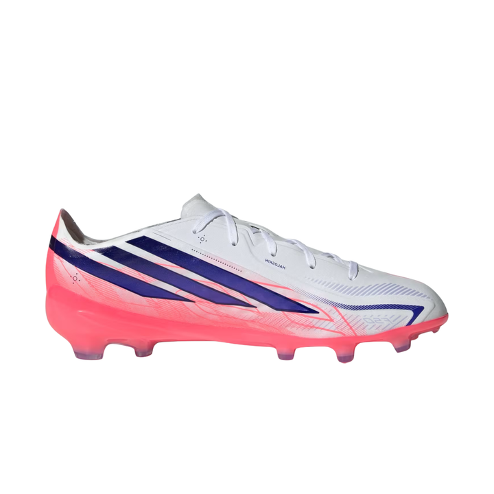 Kids F50 Hyperfast Elite FG - Footwear White/Solar Purple/Solar Turbo