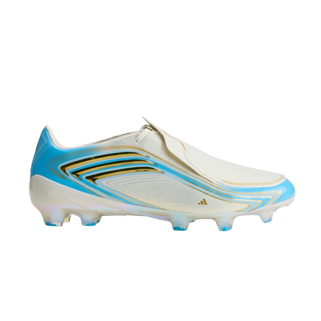 Kids F50 Messi Elite FG - Ivory / Semi Blue Burst / Icey Blue