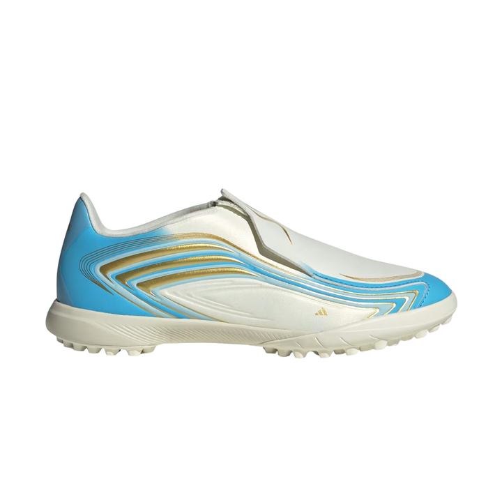Kids F50 Messi League LL TF - Ivory / Semi Blue Burst / Icey Blue