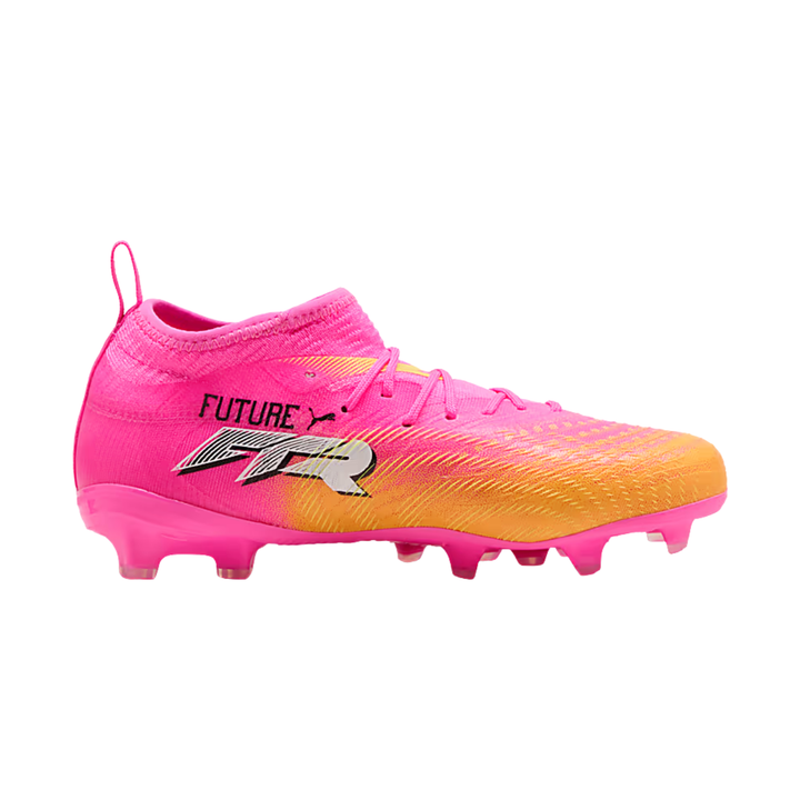 Kids Future 9 Match FG/AG - Poison Pink / Sun Stream / Bright Aqua / PUMA White