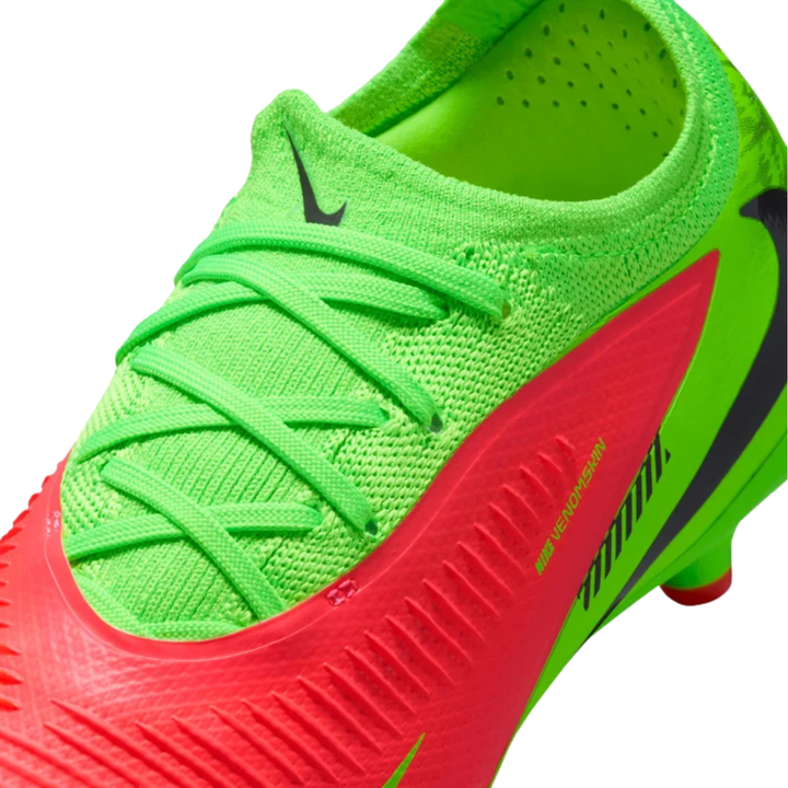 Jr Phantom Low Pro FG/MG ‘EH’ - Hot Punch/Green Strike/Black by Nike at NUMBER 10 - Buy Now!