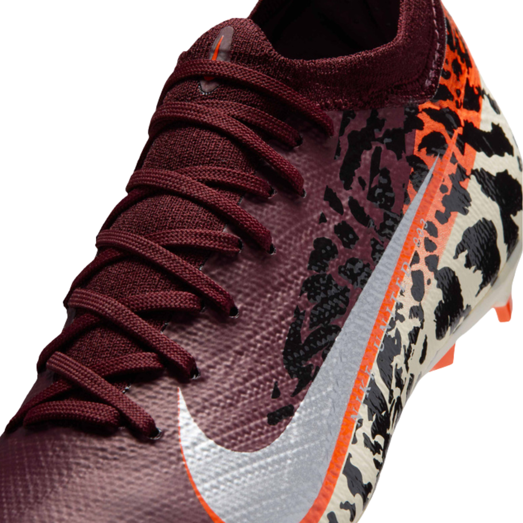 Jr Zoom Vapor 16 Pro FG NU 3 - Burgundy Crush/University Red/Fossil/Metallic Silver by Nike at NUMBER 10 - Buy Now!