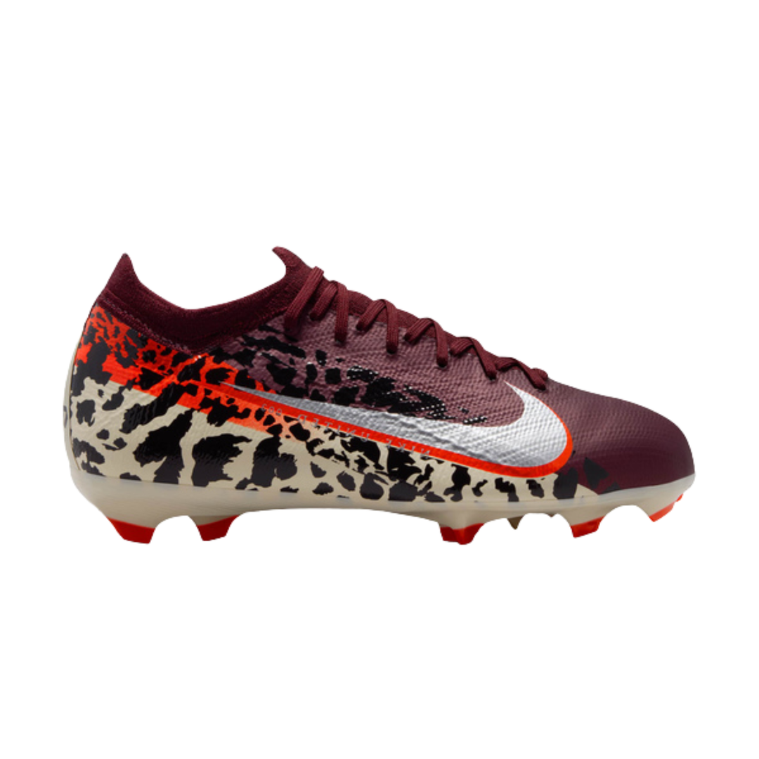 Jr Zoom Vapor 16 Pro FG NU 3 - Burgundy Crush/University Red/Fossil/Metallic Silver by Nike at NUMBER 10 - Buy Now!
