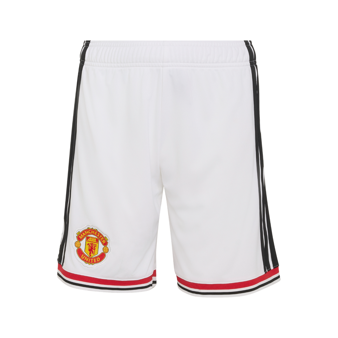 Manchester United Youth Home Shorts 26/27 by adidas at NUMBER 10 - Buy Now!