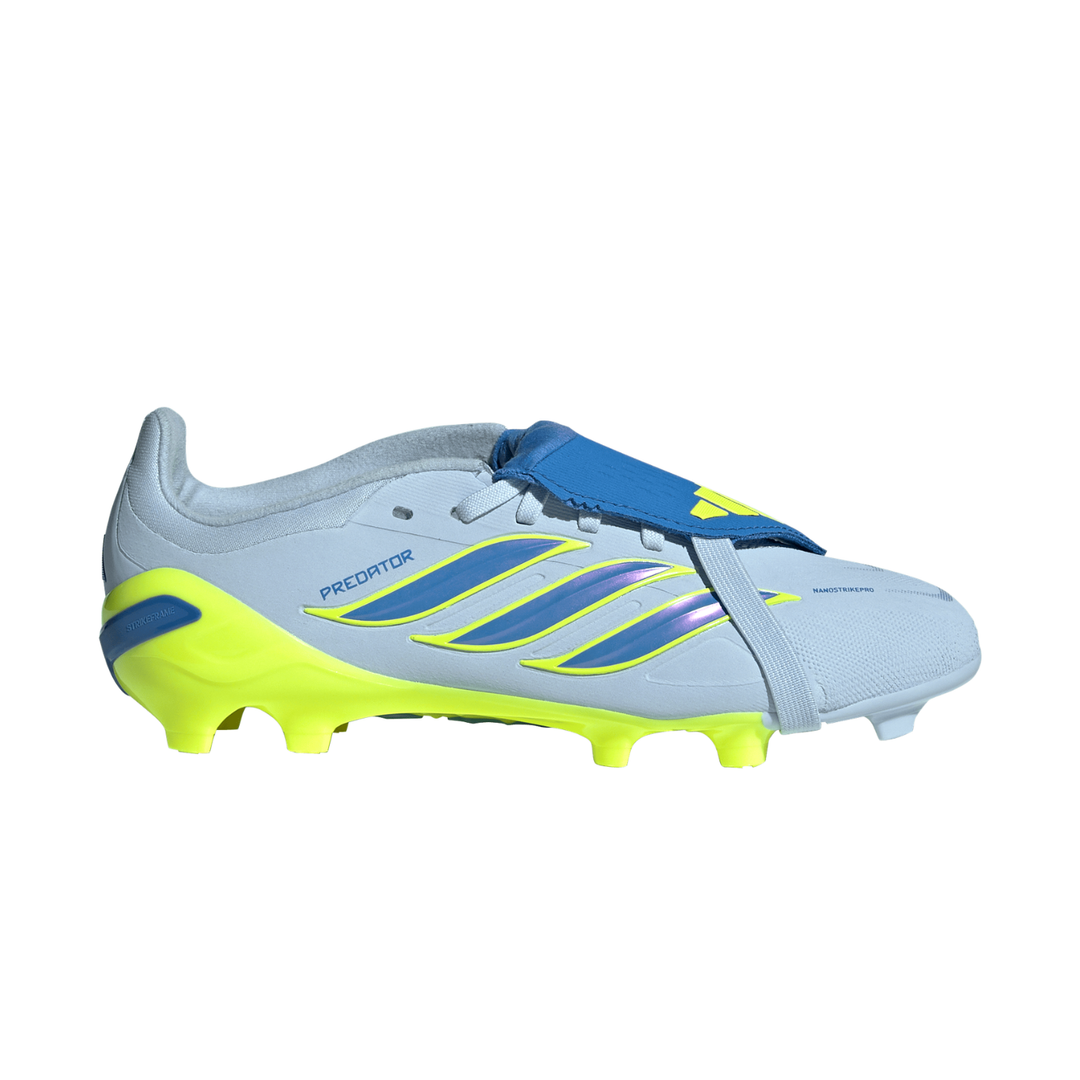 Kids Predator Elite FT FG - Crystal Sky/Ray Blue /Team Solar Yellow by adidas at NUMBER 10 - Buy Now!