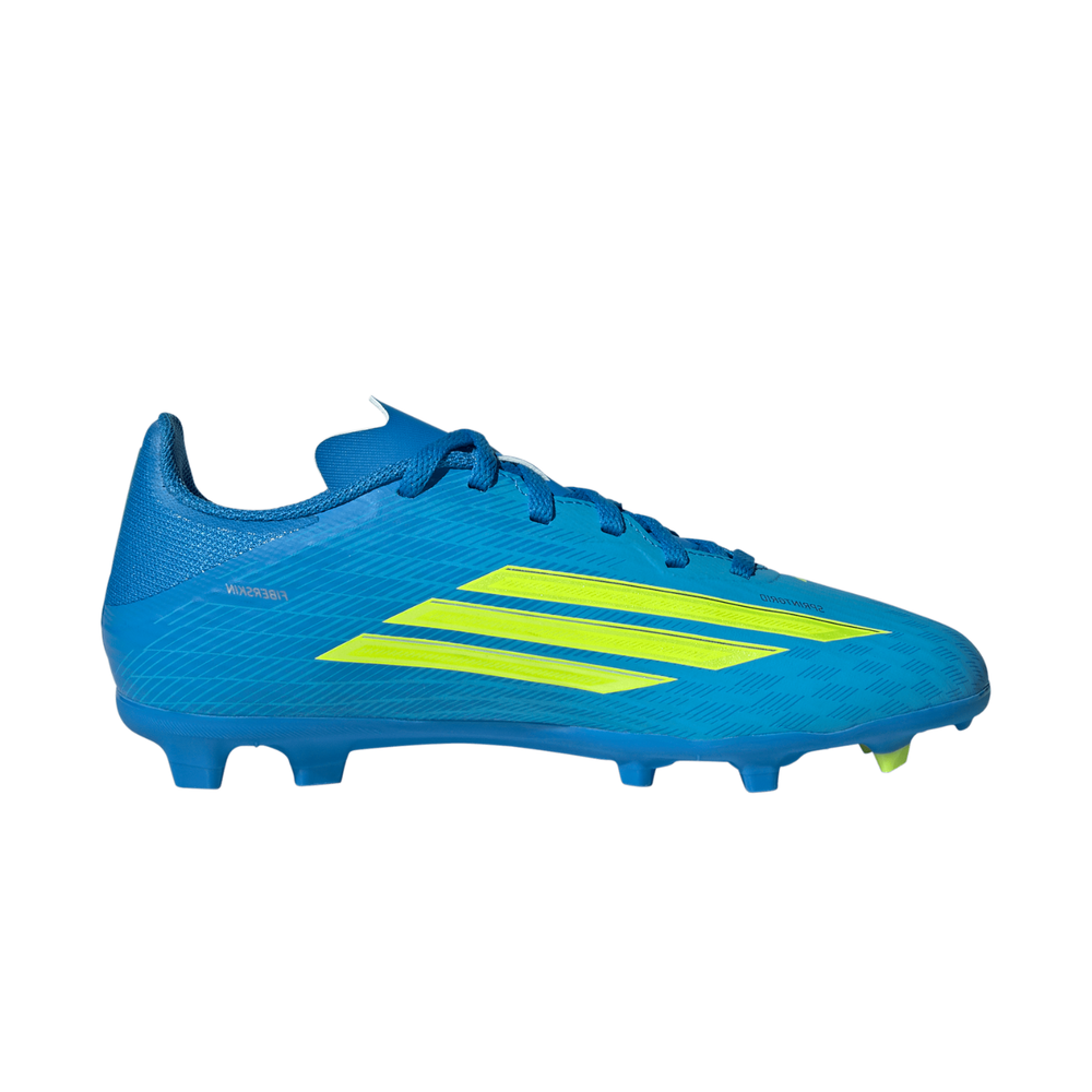 Kids F50 League FG/MG - Lucid Ray Blue / Team Solar Yellow / Lucid Aquamarine by adidas at NUMBER 10 - Buy Now!