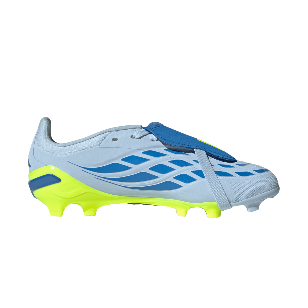 Kids Predator Elite FT FG - Crystal Sky/Ray Blue /Team Solar Yellow by adidas at NUMBER 10 - Buy Now!