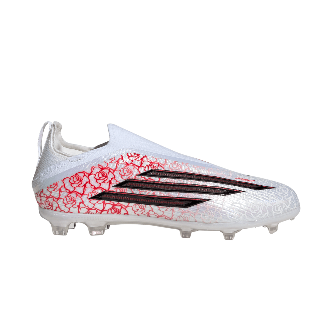 Kids F50 Elite LL FG ‘LY’ - Footwear White/Core Black/Lucid Red by adidas at NUMBER 10 - Buy Now!