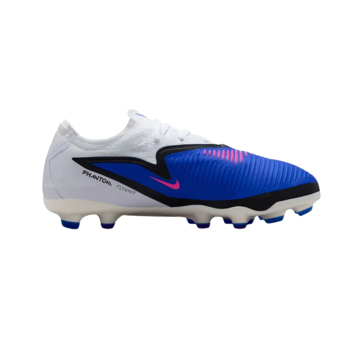 Jr Phantom 6 Low Pro FG/MG - Racer Blue/Pink Blast/White by Nike at NUMBER 10 - Buy Now!