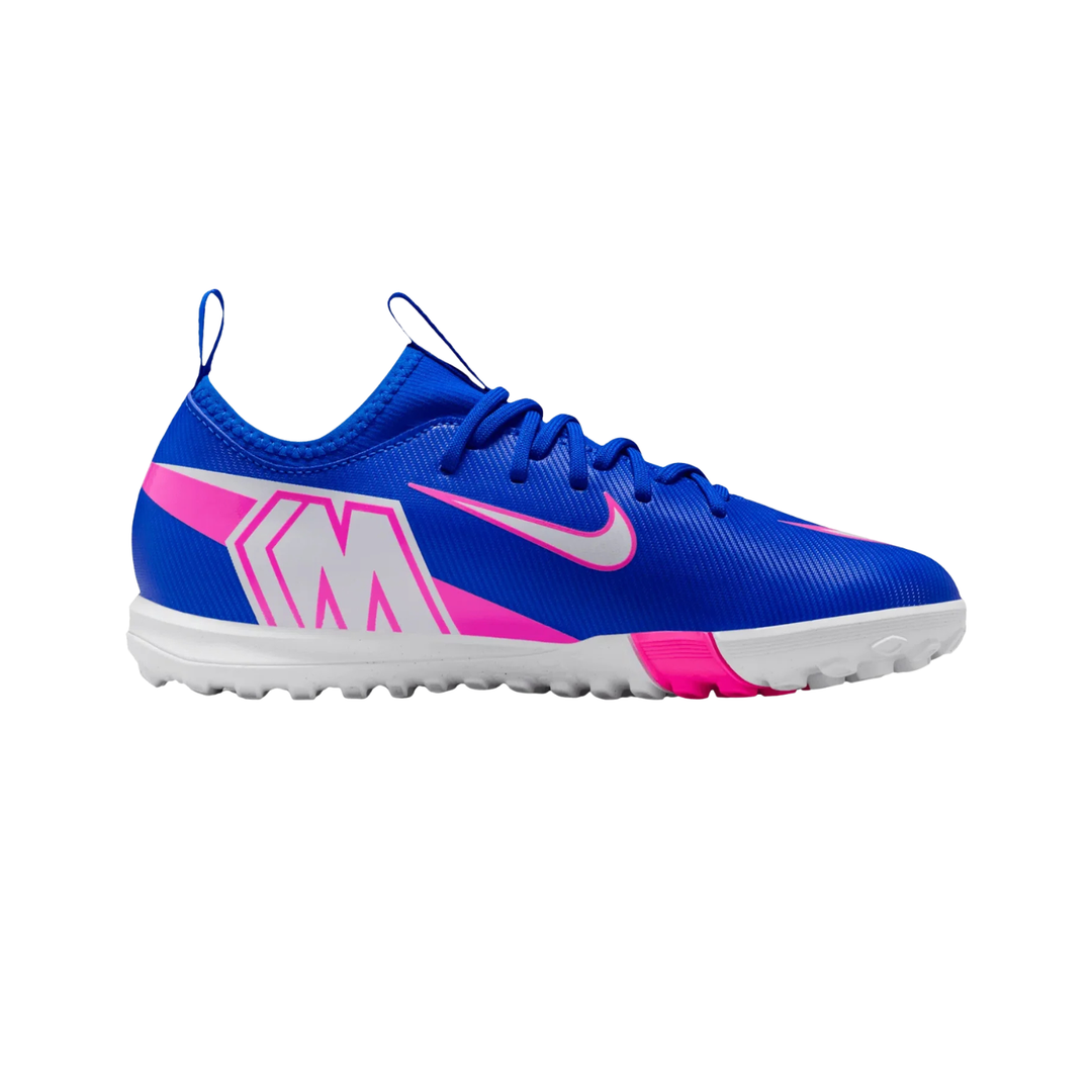 Jr Zoom Vapor 16 Academy TF - Racer Blue/White by Nike at NUMBER 10 - Buy Now!