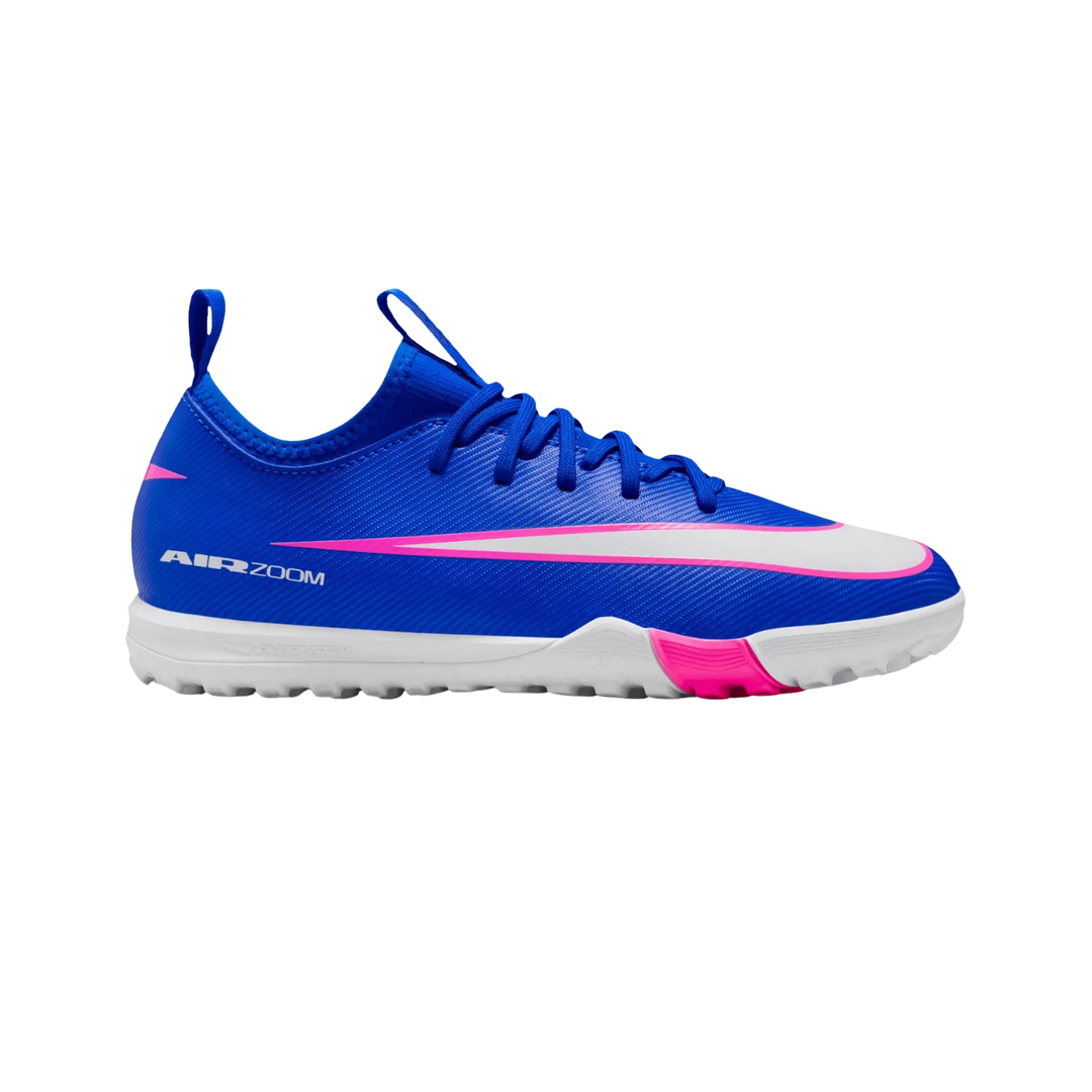 Jr Zoom Vapor 16 Academy TF - Racer Blue/White by Nike at NUMBER 10 - Buy Now!