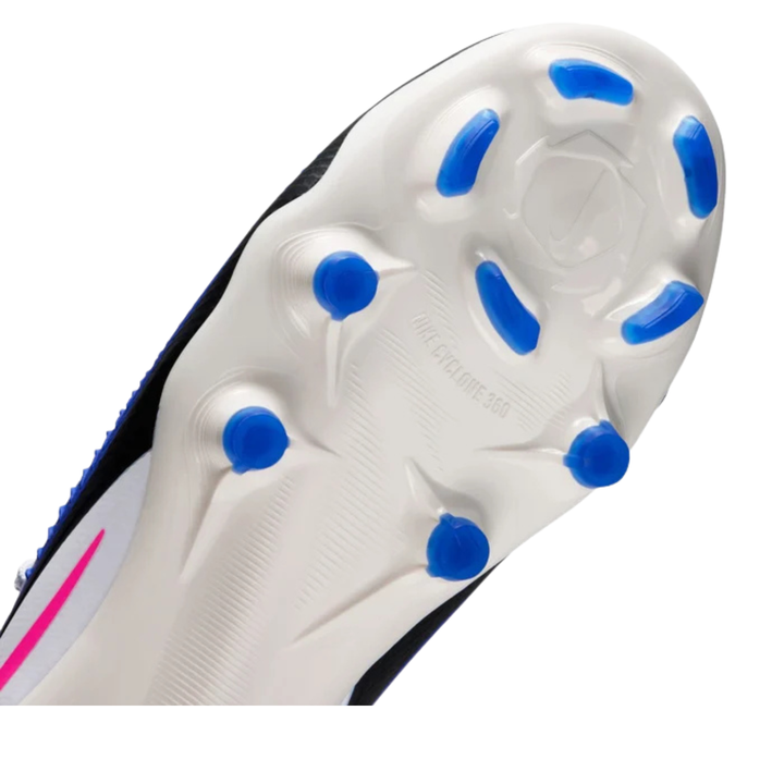 Jr Phantom 6 Low Pro FG/MG - Racer Blue/Pink Blast/White