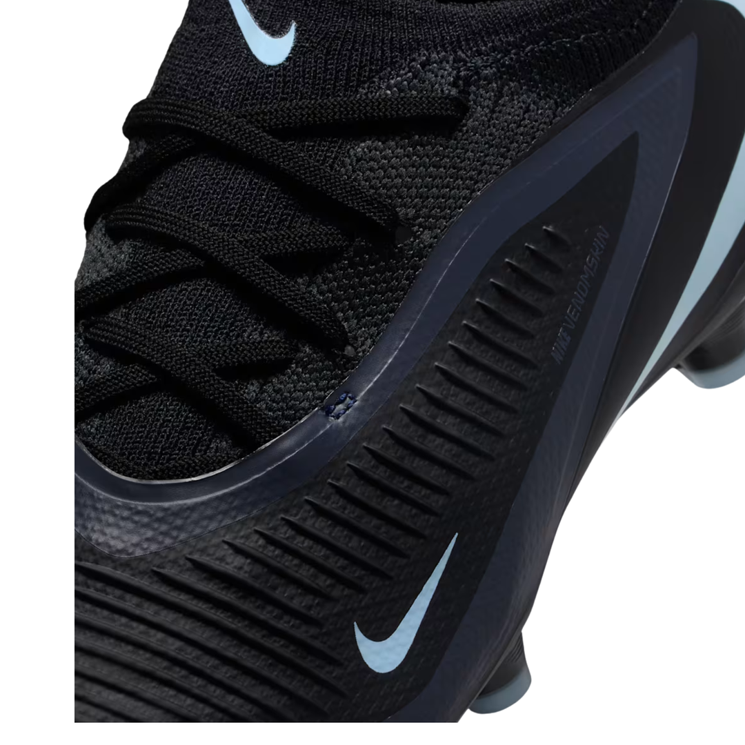 Jr Phantom 6 Low Pro FG/MG - Black/Black by Nike at NUMBER 10 - Buy Now!