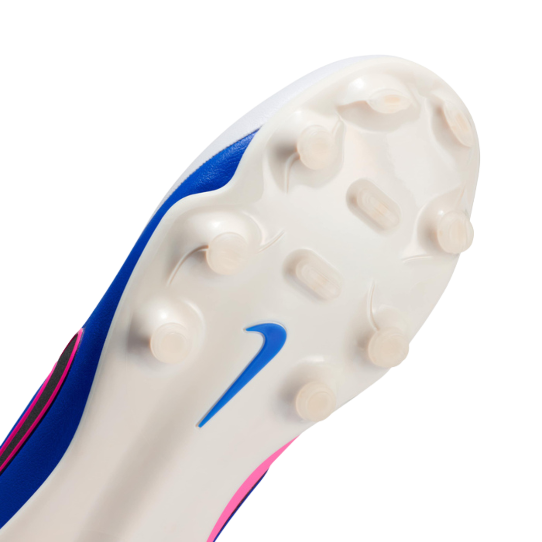 Jr Tiempo Maestro Academy FG/MG - White/Racer Blue/Pink Blast/Black by Nike at NUMBER 10 - Buy Now!