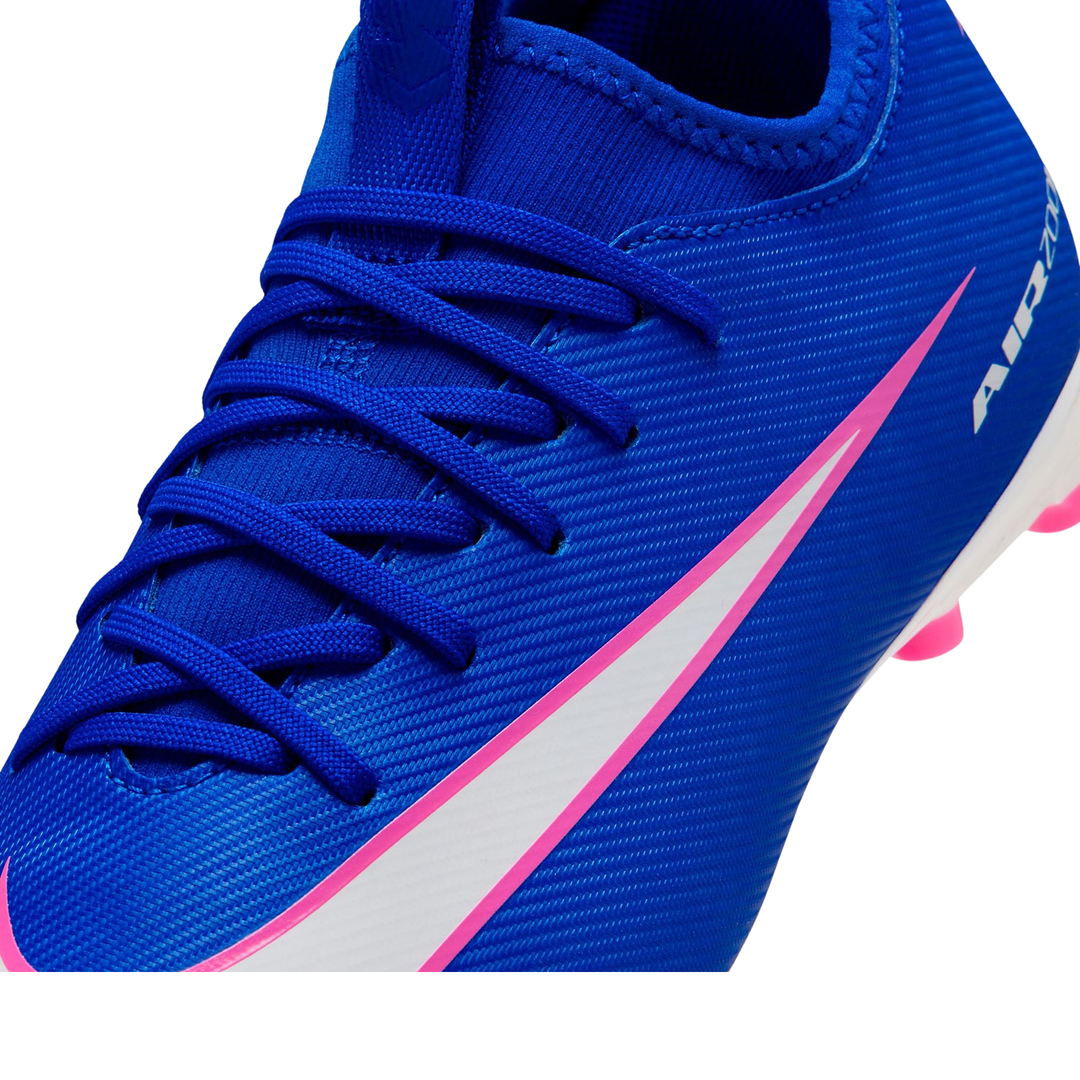 Jr Zoom Vapor 16 Academy FG/MG - Racer Blue/White