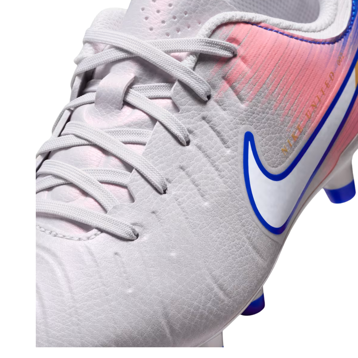 Jr Tiempo Legend 10 Academy FG/MG NU2 - Vast Grey/Racer Blue by Nike at NUMBER 10 - Buy Now!