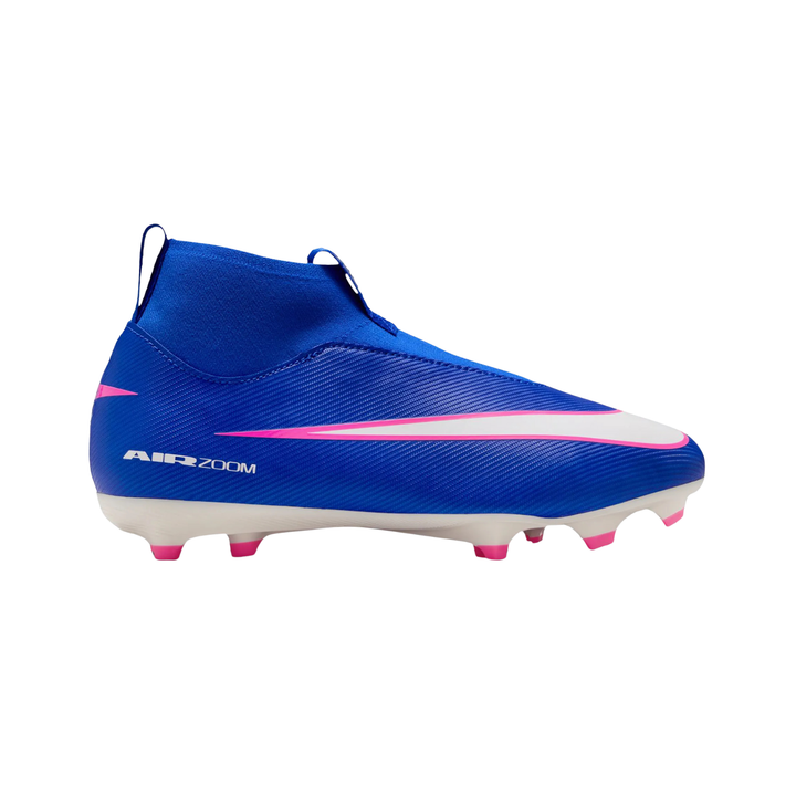 Jr Zoom Superfly 10 Academy FG/MG - Racer Blue/White