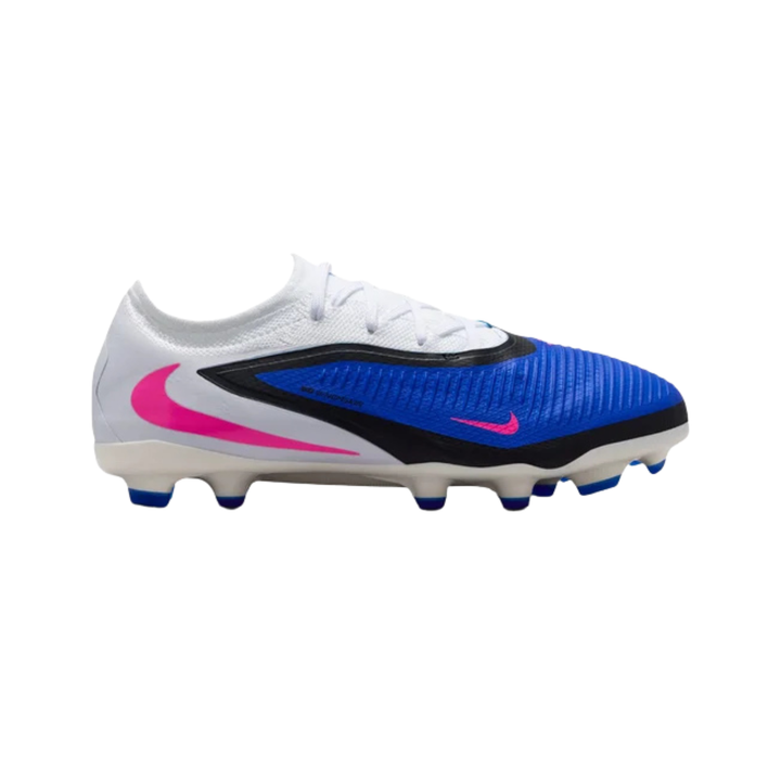 Jr Phantom 6 Low Pro FG/MG - Racer Blue/Pink Blast/White