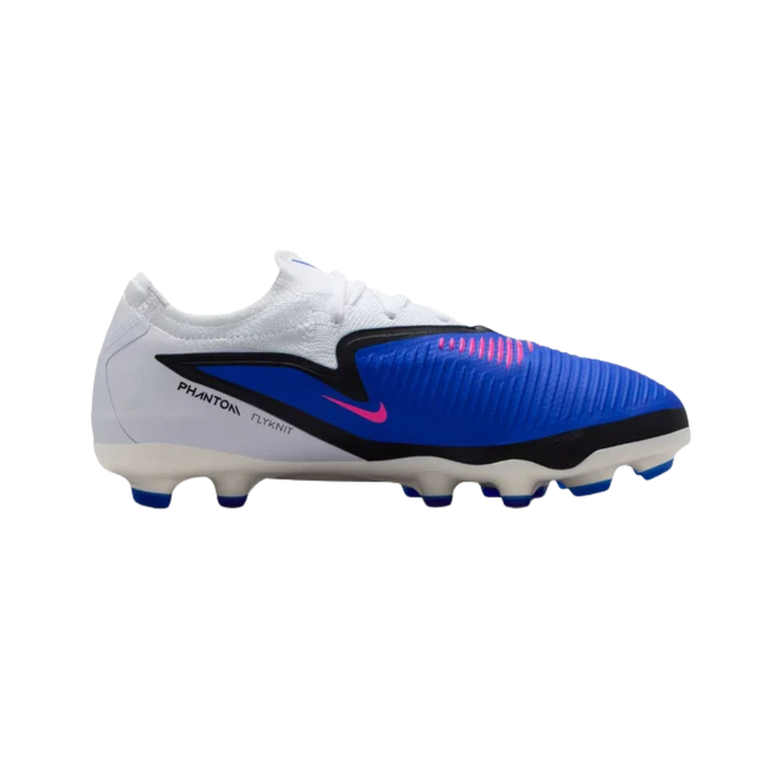 Jr Phantom 6 Low Pro FG/MG - Racer Blue/Pink Blast/White