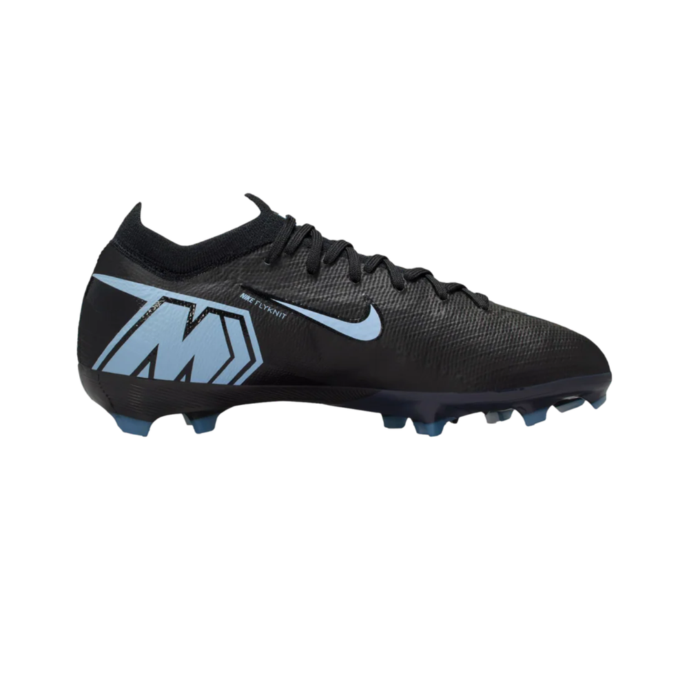 Jr Zoom Vapor 16 Pro FG - Black/Ice Blue by Nike at NUMBER 10 - Buy Now!