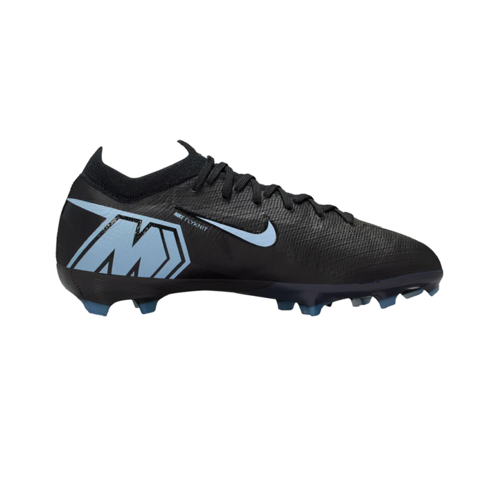 Jr Zoom Vapor 16 Pro FG - Black/Ice Blue by Nike at NUMBER 10 - Buy Now!