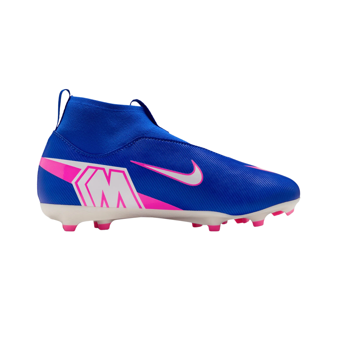 Jr Zoom Superfly 10 Academy FG/MG - Racer Blue/White