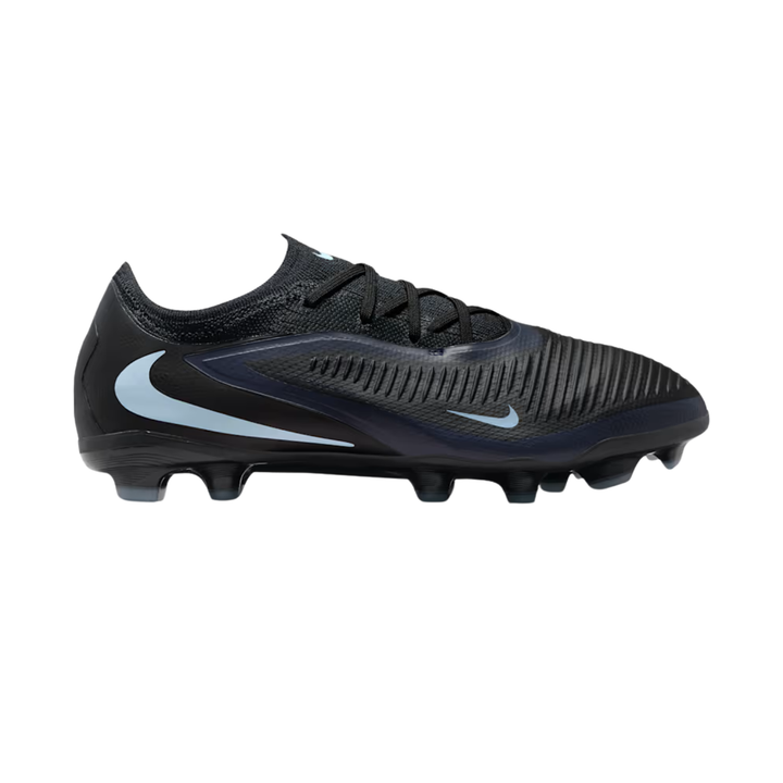 Jr Phantom 6 Low Pro FG/MG - Black/Black by Nike at NUMBER 10 - Buy Now!