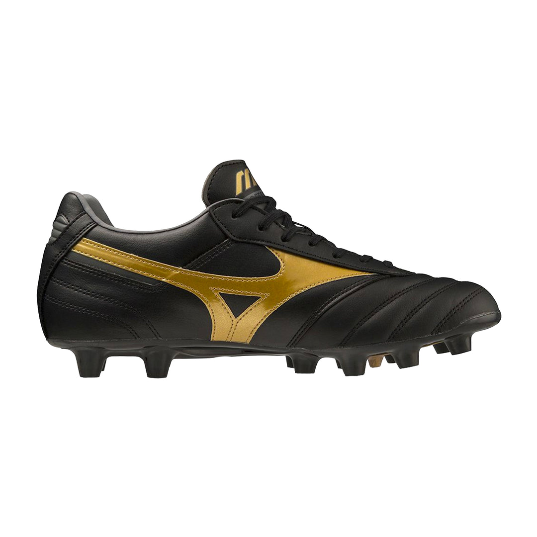 Morelia II Pro - Black/Gold/Dark Shadow - Mizuno - NUMBER 10