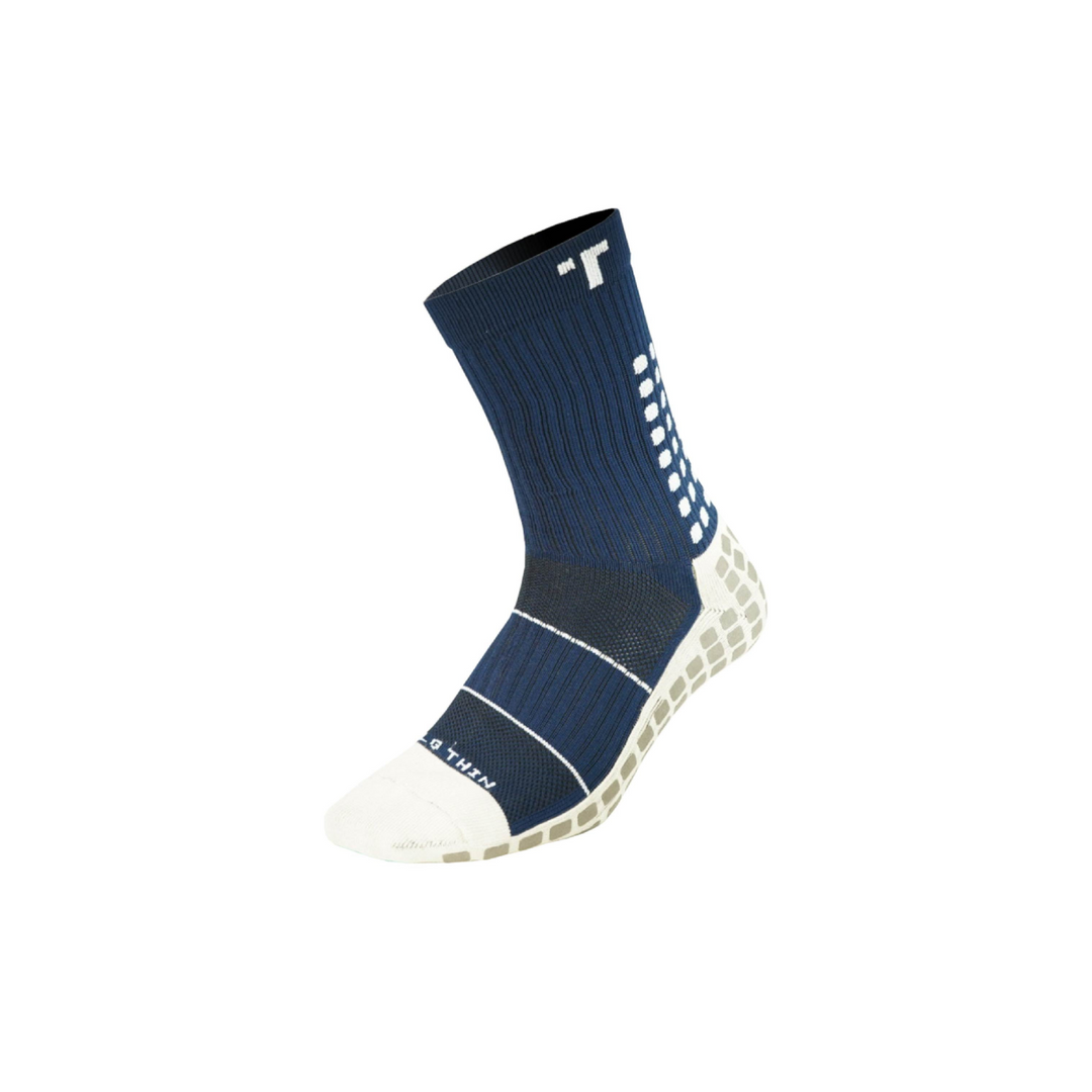 Mid-Calf Thin 3.0 - Navy Blue/White by Trusox at NUMBER 10 - Buy Now!