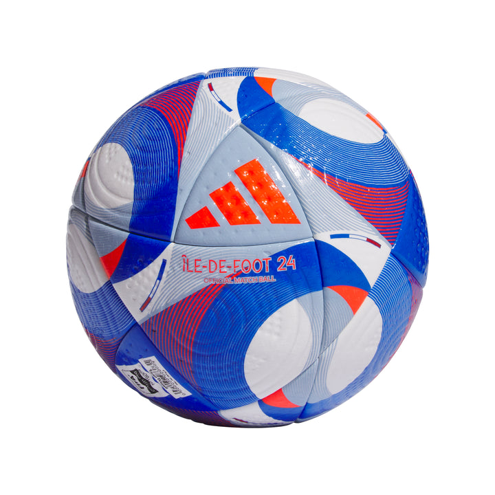 Olympics 24 Pro Ball - White/Solar Red/Clear Sky/Royal Blue - adidas - NUMBER 10
