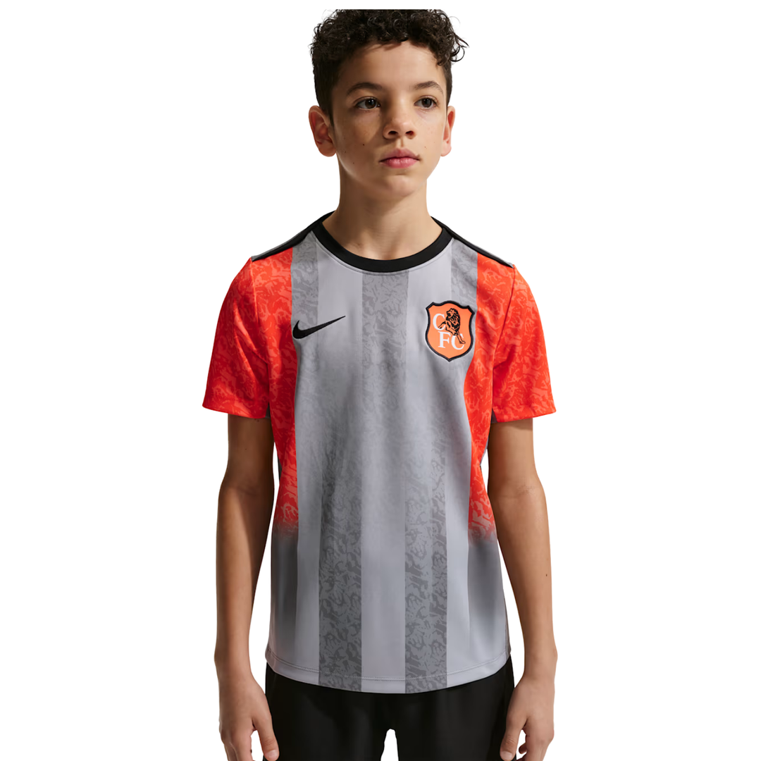 Chelsea Youth Academy Pre-Match Shirt SE 25/26 by Nike at NUMBER 10 - Buy Now!