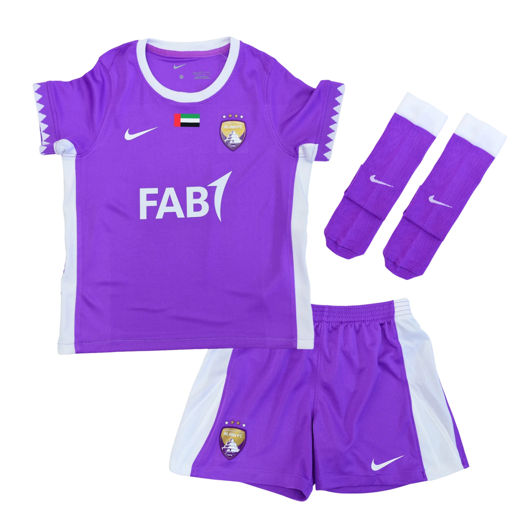 Al Ain Little Kids Home Kit 25/26 by Nike at NUMBER 10 - Buy Now!