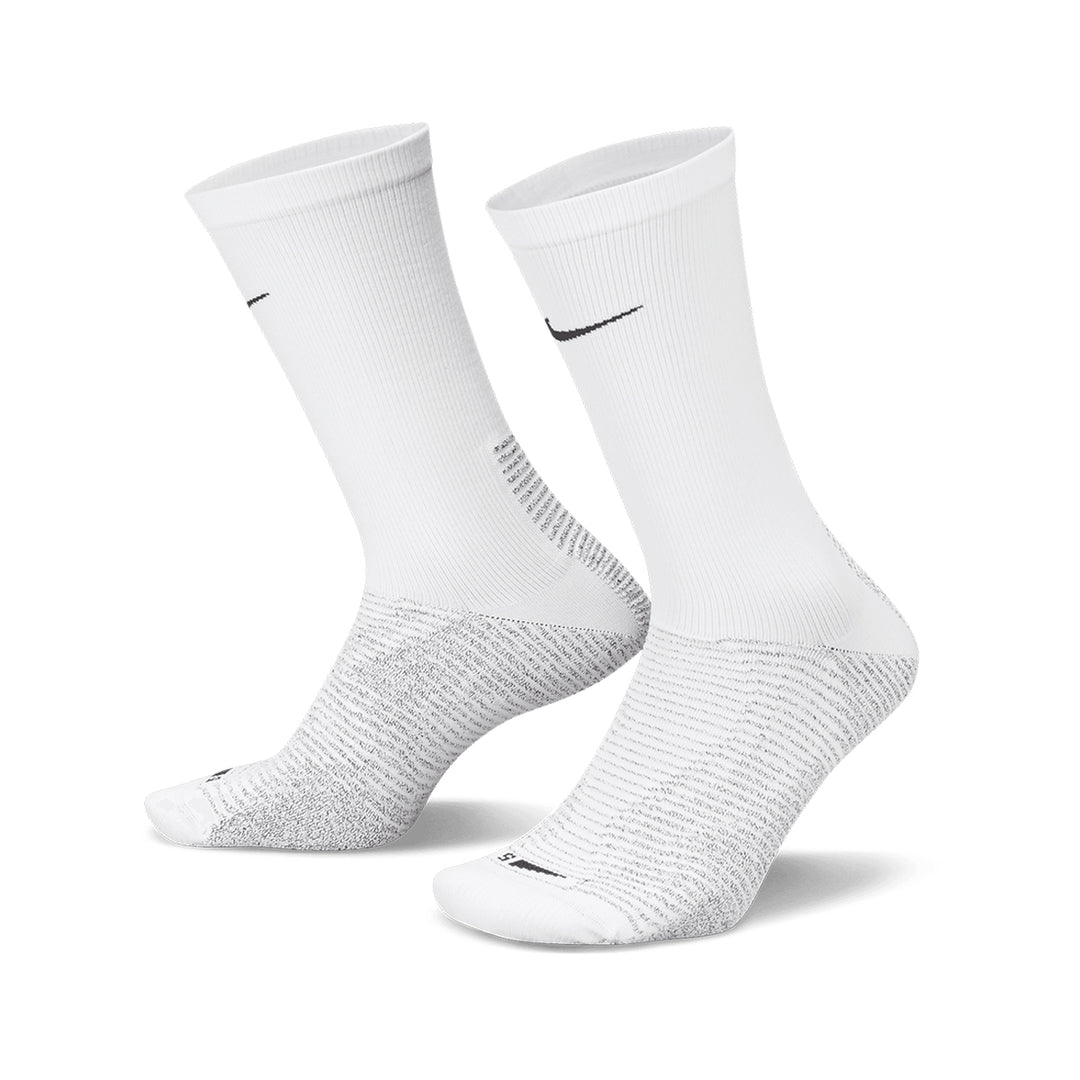 Grip Vapor Strike Crew Socks - White/Black - Nike - NUMBER 10