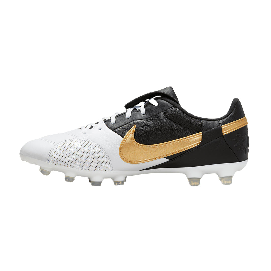 The Nike Premier III FG - White/Gold/Black - Nike - NUMBER 10