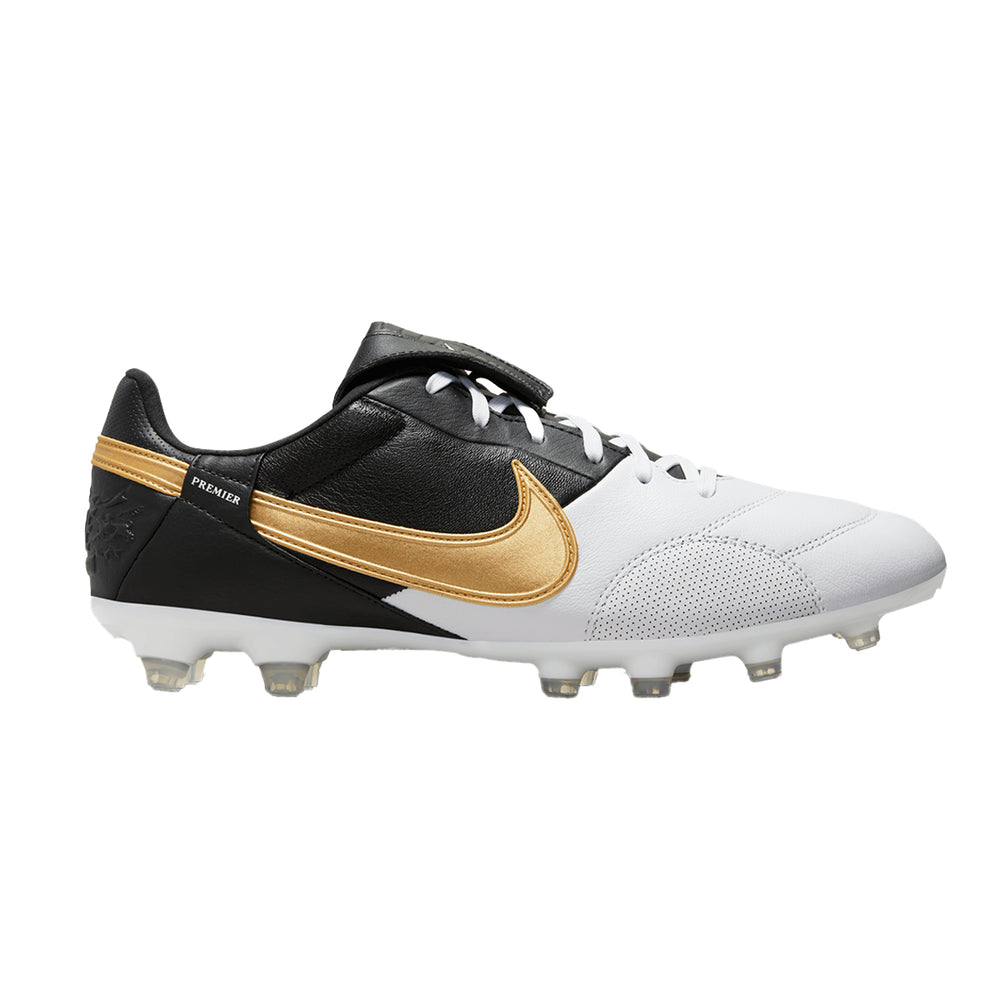 The Nike Premier III FG - White/Gold/Black - Nike - NUMBER 10