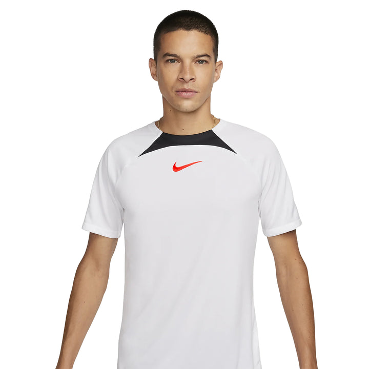 Dri-Fit ACD SS Shirt - White/Black/Bright Crimson - Nike - NUMBER 10