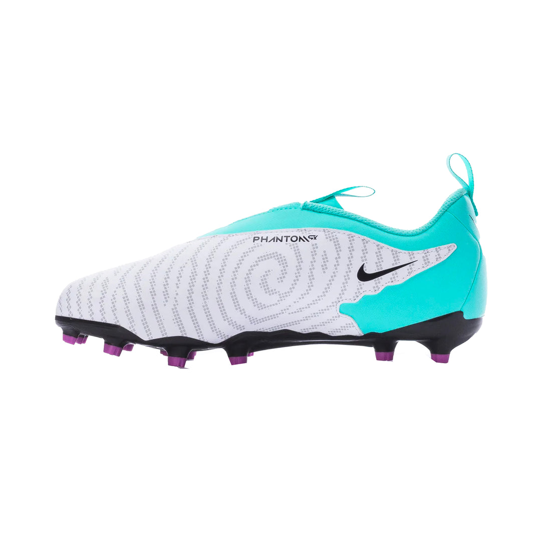 Jr Phantom GX Academy FG/MG - Hyper Turquoise/Fuchsia/Black/White - Nike - NUMBER 10